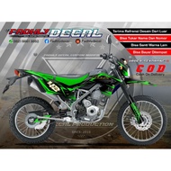 HIJAU Klx BF / G / Extreme Green Decal Simple Cool Fullbody Sticker