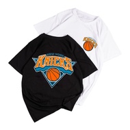 KAOS DISTRO NEW YORK KNICKS OVERSIZE TSHIRT NBA TIM BASKET KAOS UNISED LENGAN PENDEK ATASAN KEKINIAN