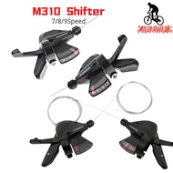 M310 Shifter 7 8 9 Speed Gear Shifters 3X7 3X8 3X9 For Shimano Ltwoo A3 A5 Deore Shipter With Cable