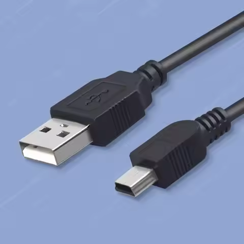 1-4PS USB Charging Cable USB 2.0 Male A To Mini B 5-pin Charging Cable for Digital Cameras Mini USB 