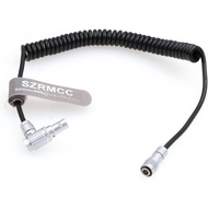 SZRMCC Z CAM E2 Flagship 2 Pin to XS6 4 Pin Female Power Cable for ARRI Alexa RED Camera Portkeys BM