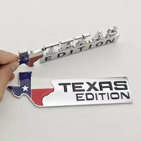 TEXAS EDITION Logo Emblem Metal Car Badge Trunk Sticker For Ford Jeep Chevrolet Ram GMC Dodge Cadill