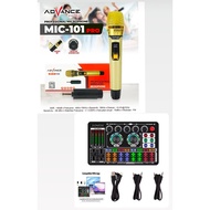 Soundcard F999 Bluetooth Live Streaming With Microphone Wireless Advance Mic 101 pro