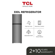 TCL 2 Doors Refrigerator | Peti Sejuk 2 Pintu 330L TRF-330WMY