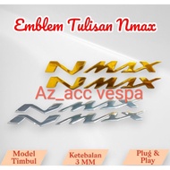 Original Model NMAX Embossed Emblem, Yamaha NMAX Accessories