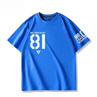Bandai | Mobile Suit Gundam 08MS Squad Ez-8 Logo Anime Joint Peripheral Short Sleeve T-Shirt Mens an