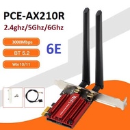 Intel Wifi 6E Ax210 Pci Express Pcie Pci-E Dual Band Ac Ax 6 Ax200