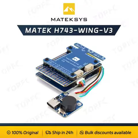 MATEK H743 WING V3 Flight Controller STM32H743VIT6 Dual IMU Baro OSD SD Slot for INAV ArduPilot RC F
