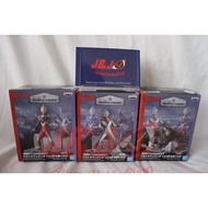 BANPRESTO ULTRAMAN TIGA SPECIAL EFFECTS STAGEMENT ULTRAMAN TIGA A ULTRAMAN TIGA B EVIL TIGA C GUARDI