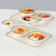 網紅甜品碗高顏值密胺芋圓糖水碗商用冰粉仙草碗塑料水果撈碗餐具