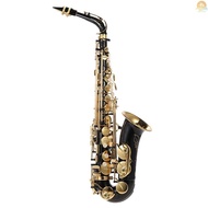 Eb Alto Saxophone Brass Lacquered Gold E Flat Sax 82Z Key Type Woodwind Instrument with Cleaning Bru