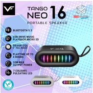 Vinnfier VF Tango Neo 16 Portable Bluetooth Speaker Deep Bass with RGB Light Show