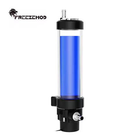FREEZEMOD Mini Water Cooling Pump Tank Integrated Silent Type Head 3 Meters Flow 450L Industrial, PU