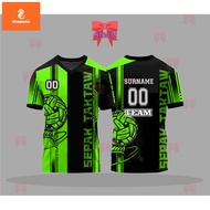 【Free custom Sepak takraw jersey】2025 New Design Sepak takraw jersey custom name Summer Fashion gree