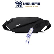 MENSPE Men Crossbody Sling Belt Bag Beg Pingang Lelaki  Waterproof Pouch Bag Beg Sandang Men Zipper 