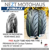 Primaax 110/70-17 150/60-17 Tubeless SK07 Tire Tyre For MT25 R25 Ninja250 Z250 250NK TNT25 DOMINAR 400 DUKE200 250