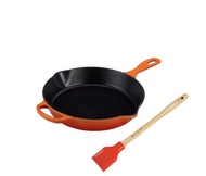 🌟全新Le Creuset 琺瑯鑄鐵平底煎鍋 26厘米 + 矽膠木柄掃