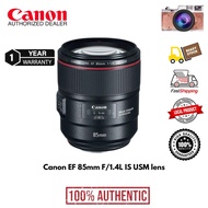 Canon EF 85mm F/1.4L IS USM lens original (3 years warranty)