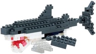 DAISO Great White Shark Petit Block from Daiso Japan