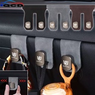 Toyota Alphard Car Co-Pilot Position Hook Suede Leather Storage Hanger Car Organizer Accessories For