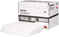 3M 048011-16976 98 7445 SCOTCH BRITE PADS 20/BX WHITE 3M by 3M