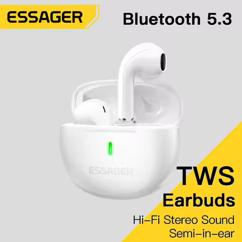 Essager TWS Wireless Headphones 5.3 Bluetooth Earphones BT Stereo Semi-in-ear With Charging Box Mini