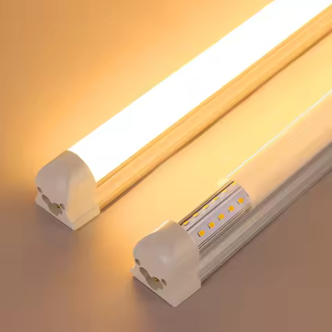 220V 1 Piece LED Light Tube T5 / T8 Optional 50cm High Bright Under Cabinet Lights for Indoor Living