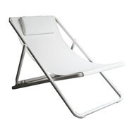 เก้าอี้พับ Deck Chair (Foldable Chair) - White