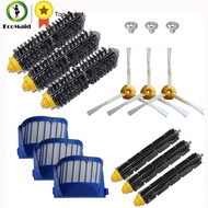 Bristle  Flexible Beater Brush 3-Armed Brush Aero Vac Filters kit for iRobot Roomba 600 Series 620 6