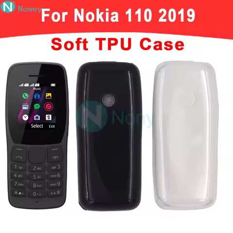Nowey 110 2019 Case For Nokia 110 2019 Mobile Phone Clear Soft TPU Back Case Protection Cover