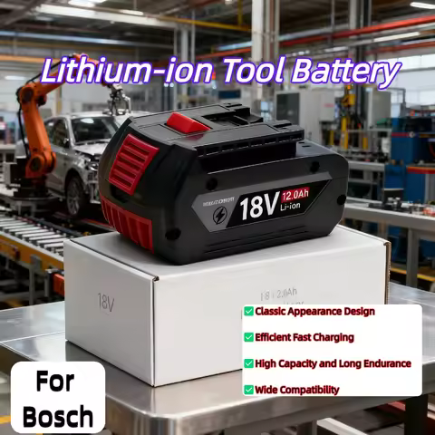 🚇Original for bosch lithium-ion battery 18V 6.0/8.0/10.0/12.0 Ah 18650 professional Rechargeable Bat