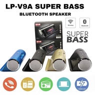 Ready To Stock LP-V9A  Wireless BLUETOOTH SPEAKER GOOD SOUND HIGH QUALITY WITH CHARGING CABLE