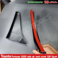 ครอบกันชนหน้า ชิ้นเล็ก ซ้าย ขวา Fortuner 2020 2021 2022 2023 2024 GR Sport สีดำเงา พร้อม Logo สำหรับ