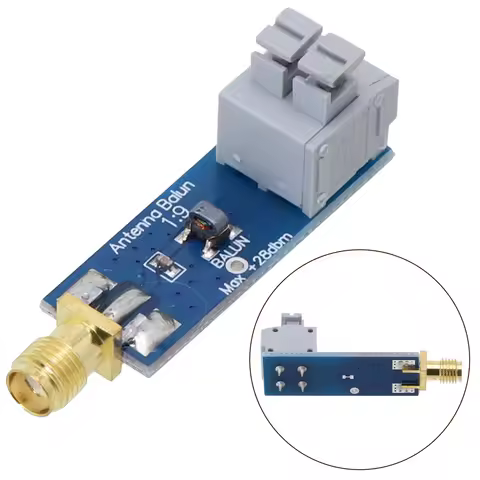 1/9 HF Antenna Balun RTL-SDR HF Antenna Balun 1:9 Long Wire HF Antenna Ham Radio Dipole For SMA Modu
