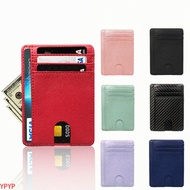 (ypwl.)8 Slot RFID Blocking Wallet Credit ID Card Holder Purse Case Cover Anti Theft For Men