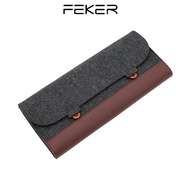 FEKER PU Felt Keyboard Carry Case Bag for 61/68/84/87/98/104 Mechanical Keyboard