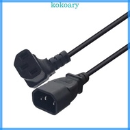 KOK 60cm IEC320 C14 to C13 Right Angle Adapter Cable Power Extension Line for PDUs