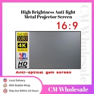 High Brightness Anti-light Metal Projector Screen