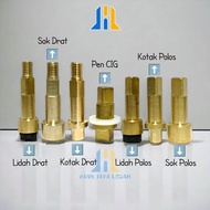 Spindel Valve Oksigen / Pen Kran Oksigen