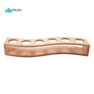 Shot Glass Holder Set-1Oz/30Ml Shot Glass Set Bamboo Shot Glass Holder, 6Pcs Shot Glass Set, Perfect