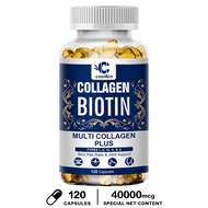 Coolkin Biotin Capsules - ช่วยบำรุงเส้นผมให้แข็งแรง - ผิวหนังและเล็บ - 10000 mcg - 120 แคปซูล