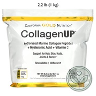 California Gold Nutrition, CollagenUP Collagen UP with Hyaluronic Acid and Vit C, Unflavored, 464g /