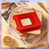 [Redjie.sg] Square Cookie Bread Pancake Maker Remove Bread Crust Stainless Steel Easy To Use