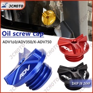 For HONDA ADV 160/150/350 ADV350 XADV750 Motorcycle parts Engine Oil Drain Plug Sump Nut Cap Bolt Sc