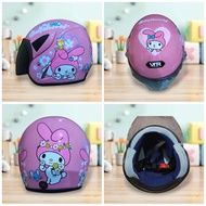 HELM ANAK JUNIOR SNI MOTIF DINO USIA 3-8 TAHUN lingkar kepala maximal 55cm