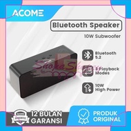 SPEAKER BLUETOOTH ACOME A16 SUPER BASS 10W HIGH POWER GARANSI 1 TAHUN