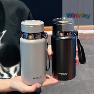 【Ww】600ml/800ml Fashion Stainless Steel 316 Thermal Flask With Filter Portable Coffee Tea Thermal Bo