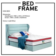 KING SIZE BEDFRAME/KING BEDFRAME WITH HEADBOARD/DIVAN BED