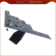 MagiDeal Exquisite US Air Force B2 Model 1/200 Decoration Movable Wheels Collectable Airplane Airpla