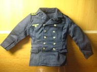 WJ2二戰部門 納粹德軍1/6深藍色海軍金扣外套一件(附肩章)